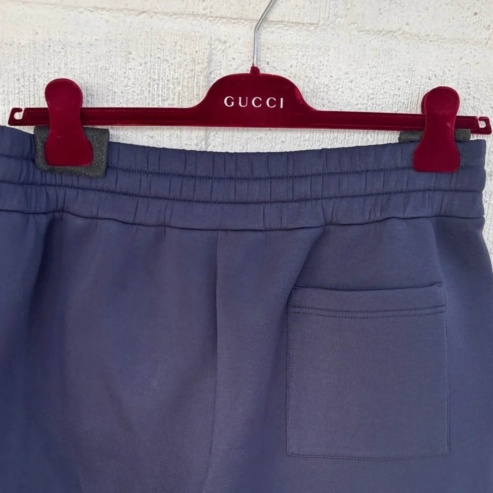 Gucci Jersey Basketball Fit Shorts With Logo Patch Embroidered sz L
